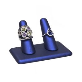 Hand Accessory Multiple Display NAVY BLUE 2 FINGER DISPL - Jewelry Display Inc