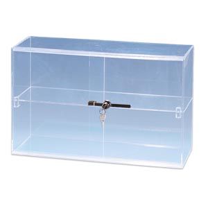 Wholesale 6 Assorted Key Lock Glass Top Lid Collectors Jewelry Display Cases 