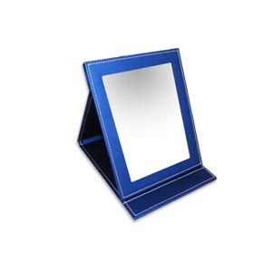 Classic Blue Leatherette Jewelry display Box Lid lined with White satin 1.5.10 