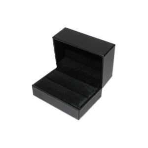 Lot of 12 Black Domed Leatherette Earring Jewelry Display Gift Boxes 