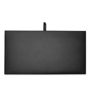 FAUX LEATHER BLACK PADS