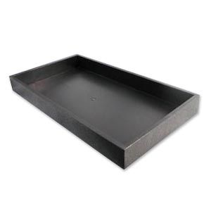 1.5 BLACK PLASTIC UTILITY TRAY