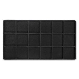 BLACK PLASTIC COMPARTMENT INST