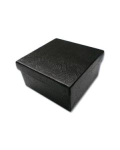 BLACK SWIRL COTTON BOX (100)