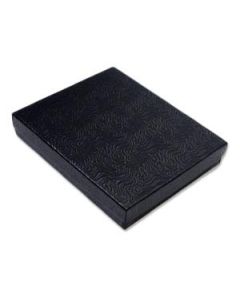 BLACK SWIRL COTTON BOX (100)