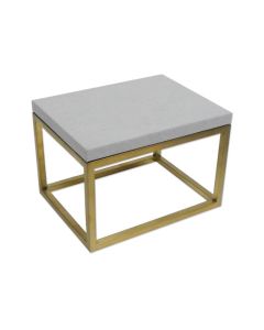MED GOLD/GREY METAL PLATFORM