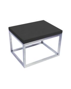MED STEEL/BLK METAL PLATFORM