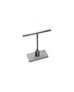 MATTE SILVER METAL EARRING STAND