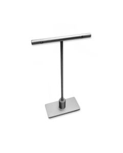 MATTE SILVER METAL EARRING STAND