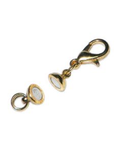 SM ROUND MAGNETIC CLASP GOLD