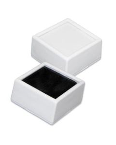 1.5" SQUARE WHITE GEM JAR