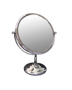 TWO SIDED CHROME MIRROR