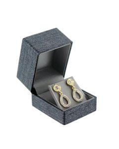 CHARCOAL GREY EARRING BOX