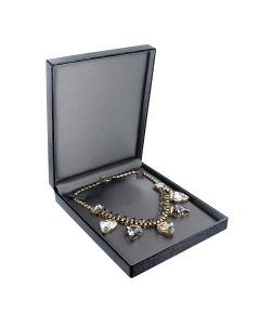 CHARCOAL GREY NECKLACE BOX
