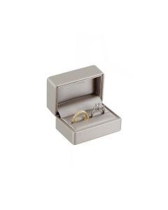 CHAMPAGNE LINEN DOUBLE RING BX