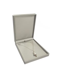 CHAMPAGNE LINEN NECKLACE BOX