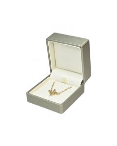 M. GREEN/CREAM PENDANT BOX