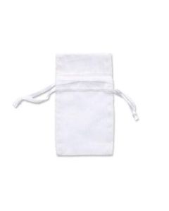 3.50" X 4.75" ORGANZA WH POUCH