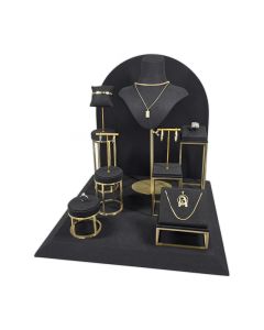 BLACK MICROFIBER DISPLAY SET