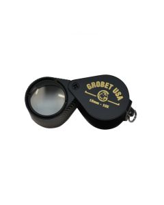 Diamond Cut Jewelers' Loupe, Black, 10X, 18mm lens