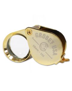 GOLD LOUPE 10X DIAMOND CUT