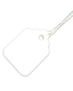 WHITE PAPER STRING TAGS (1000)