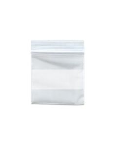 3X3 W/WHITE RECLOSABLE POLY BAGS (1000)