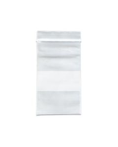3X5 W/WHITE RECLOSABLE POLY BAGS (1000)