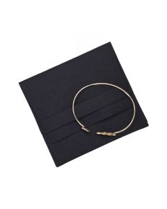 BLACK MICROFIBER POUCH W/DIVIDER