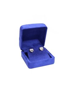 FAUX SEDE ROLL TOP STUD EARRIN