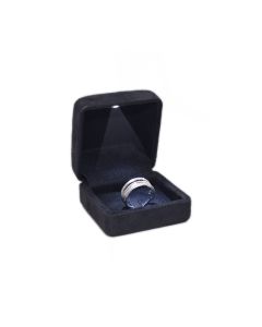FAUX SUEDE BK ROLL LED CLIP R