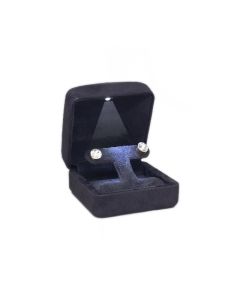 FAUX SUEDE ROLL LED EARRING T