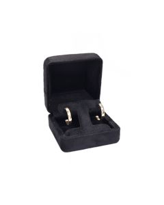 FAUX SUEDE ROLL TOP EARRING T