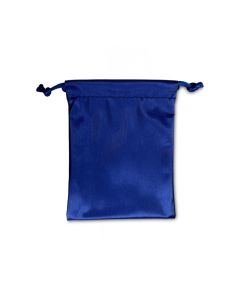 BLUE LINEN LEATHERETTE POUCH (DOZ)