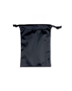 BLACK LINEN LEATHERETTE POUCH (DOZ)