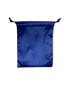 BLUE LINEN LEATHERETTE POUCH (DOZ)