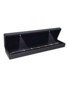 BLACK BRACELET BOX W/LED LIGHT