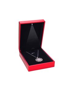 RED PENDANT BOX W/ LED LIGHT