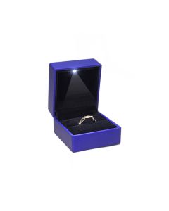 NAVY RING BOX W/ LED LIGHT