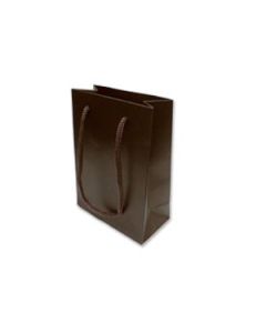 4.5'' X 6'' CHOCOLATE BROWN BAGS (12)
