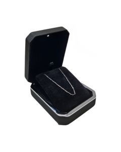 BLACK/SILVER LIGHT PENDANT BOX