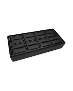 BLACK LIGHTWEIGHT 8 RING TRAY