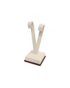 CHOCOLATE/BEIGE EARRING STAND