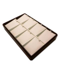 CHOCOLATE/BEIGE 8 PENDANT TRAY