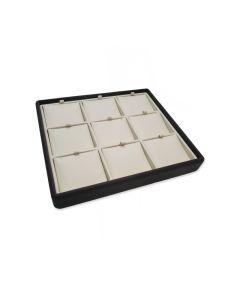 CHOCO/BEIGE LIGHTWEIGHT 9 PENDANT TRAY