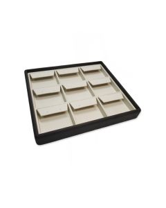 CHOCO/BEIGE LIGHTWEIGHT 9 EARRING TRAY