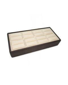 CHOCO/BEIGE LIGHTWEIGHT 8 RING TRAY