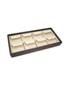 CHOCO/BEIGE LIGHTWEIGHT 8 EARRING TRAY