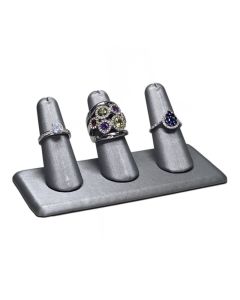SILVER/GREY 3 FINGER DISPL