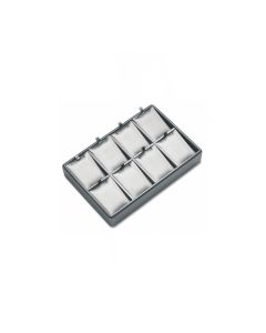 SILVER/GRAY 8 PENDANT TRAY